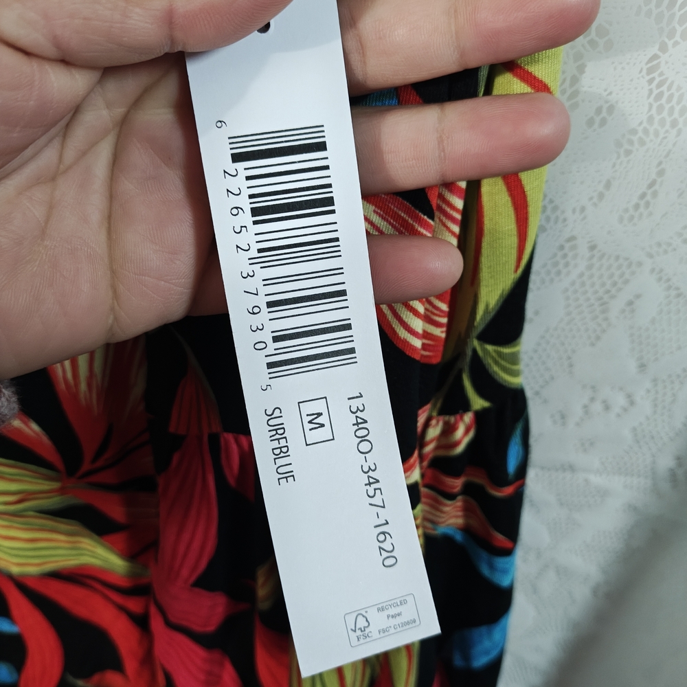 Tribal Vibrant Leaf Print Mini Dress - Picture 13 of 13